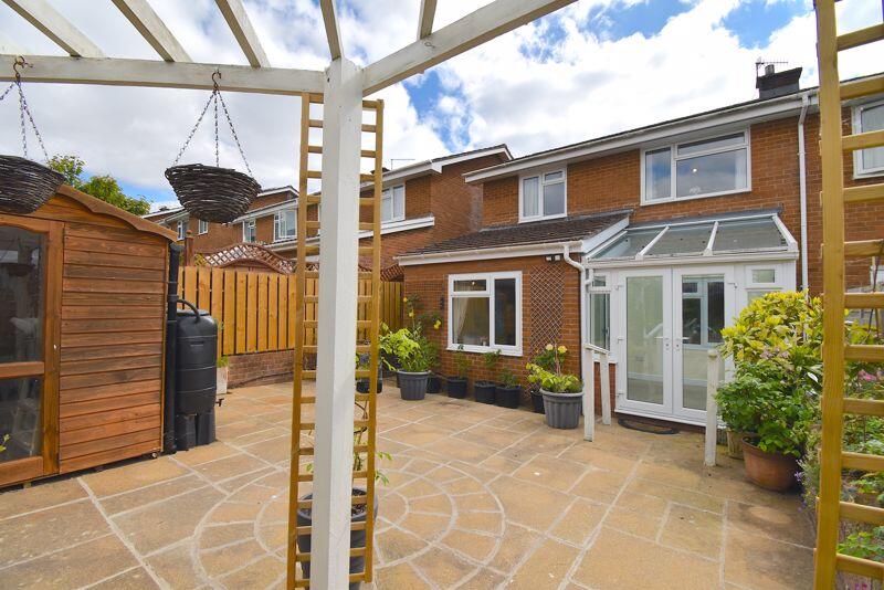 Rear elevation and garden