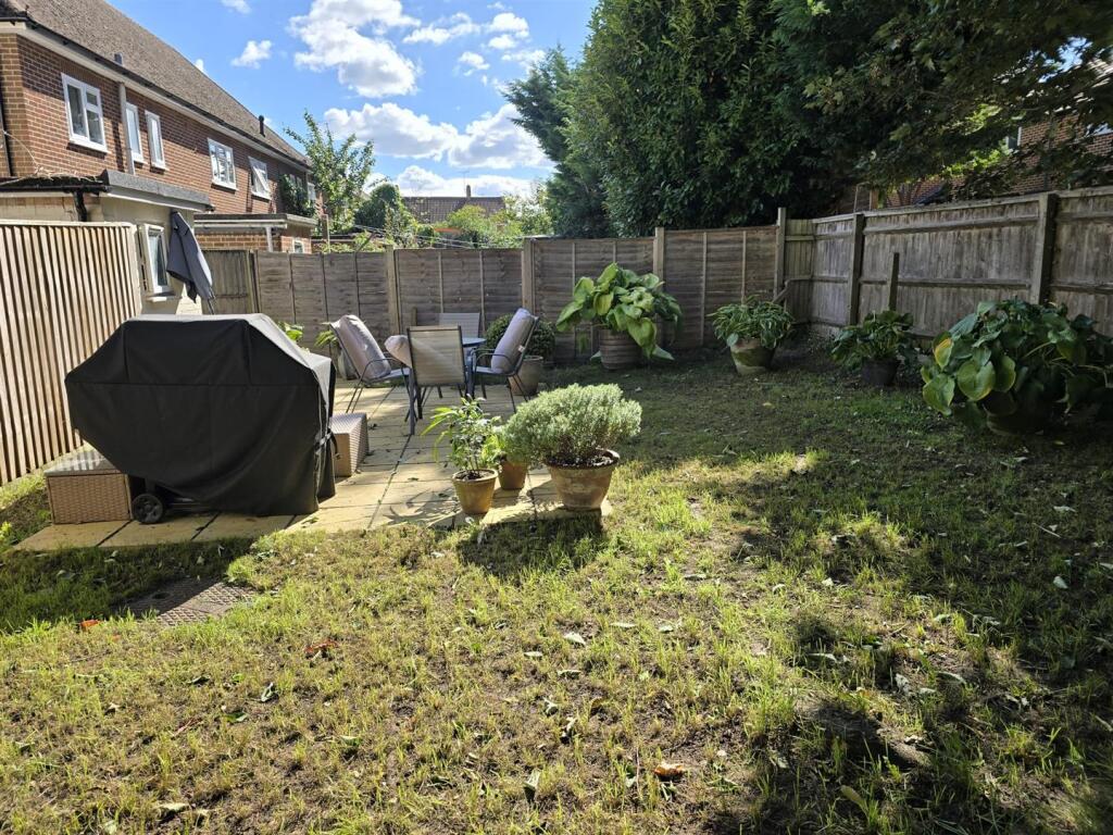 Rear garden to patio