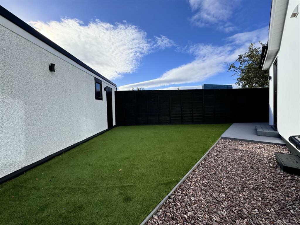 Rear and side garden