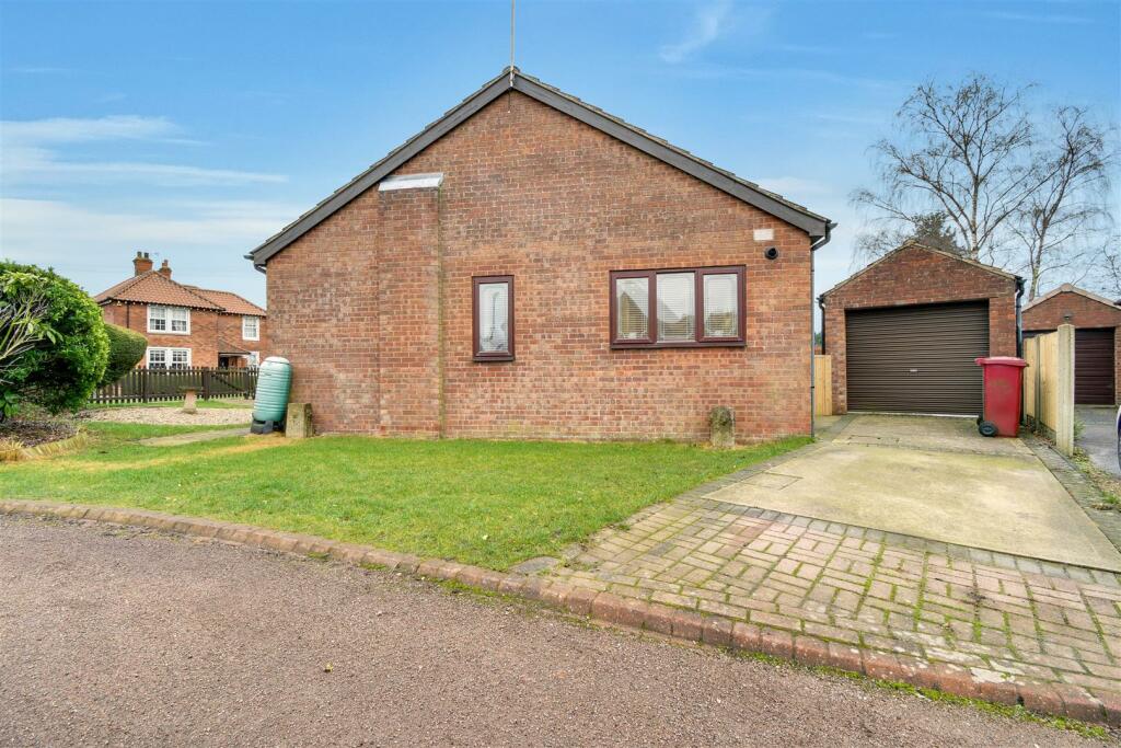 Garage and driveway
