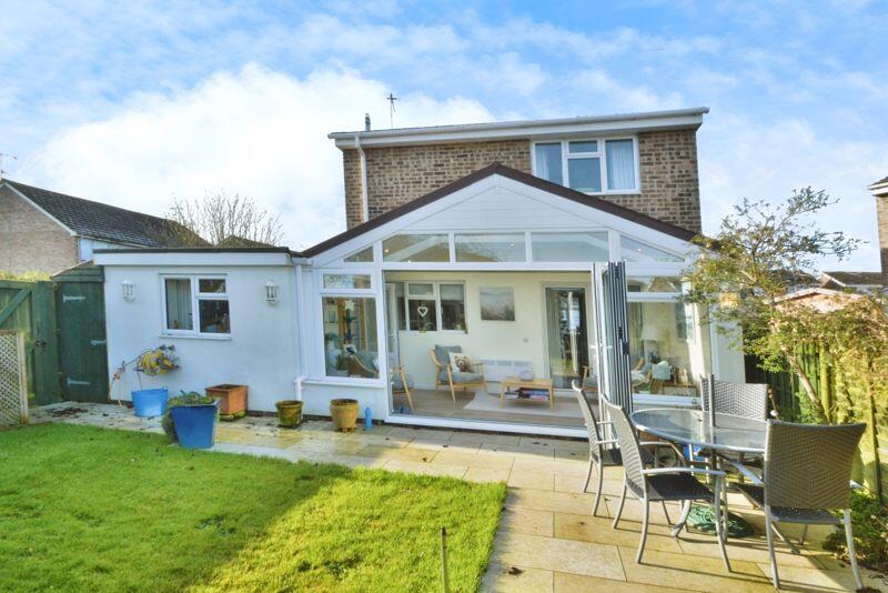 Rear view of property