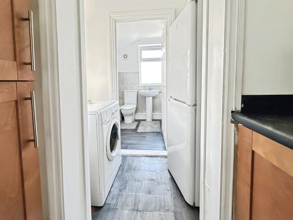 Utility Space View Into The Family Bathroom
