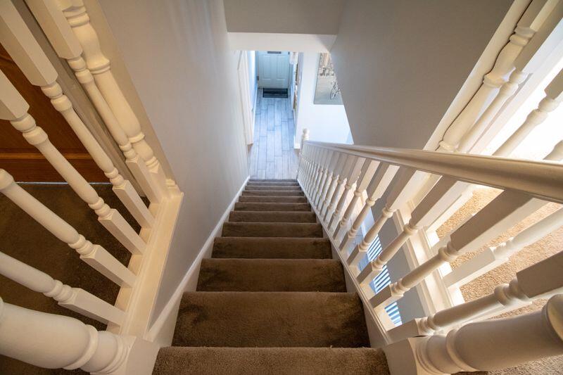 Stairwell to the upper floor