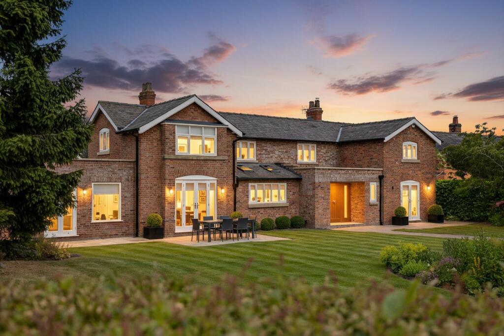 Country House in Mobberley with 1.5 acres