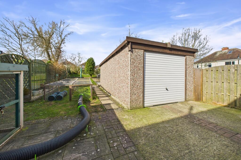 Rear patio
