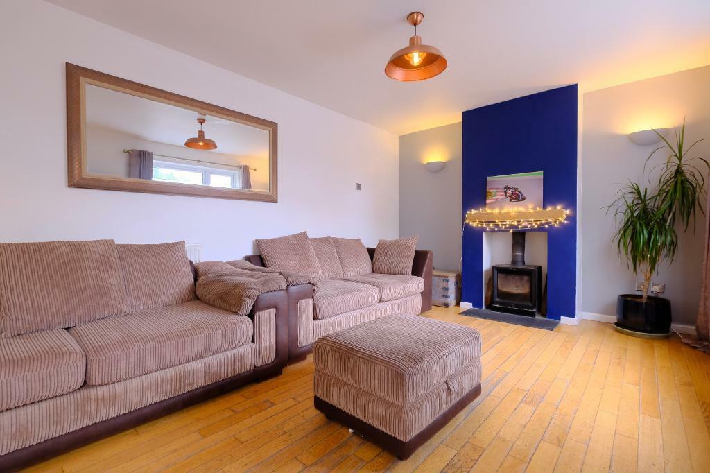 Sitting room with log burner