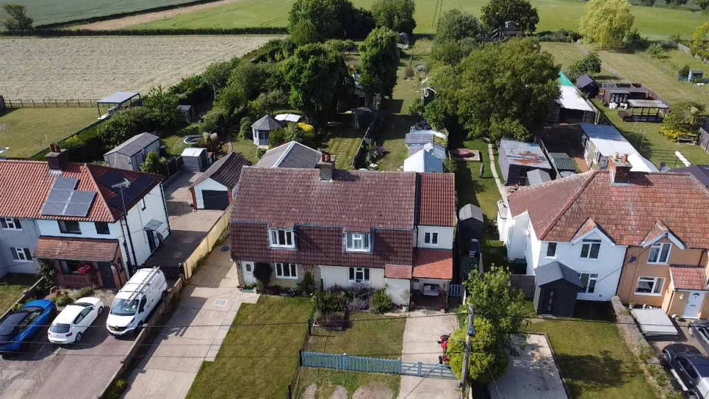 Front Drone Shot