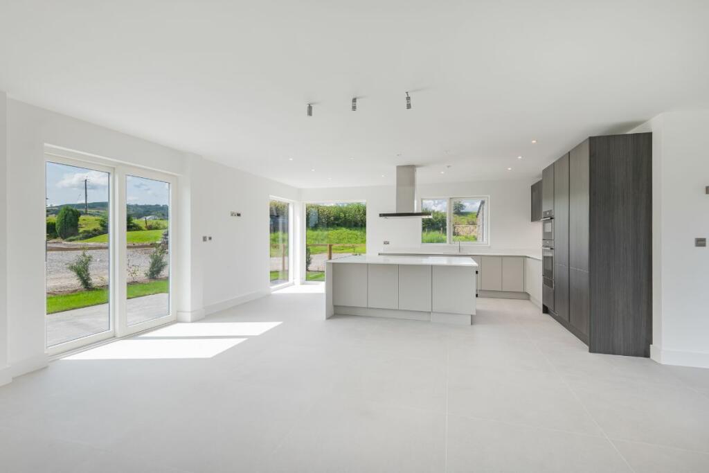 Open plan kitchen/living