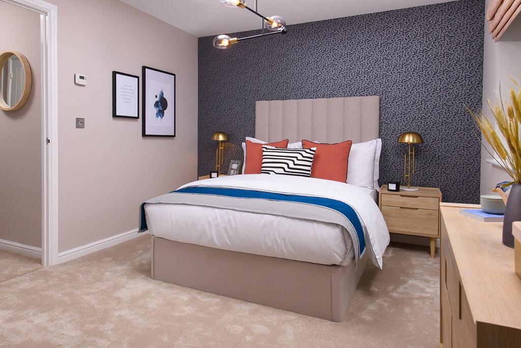 Bedroom one is welcoming and spacious