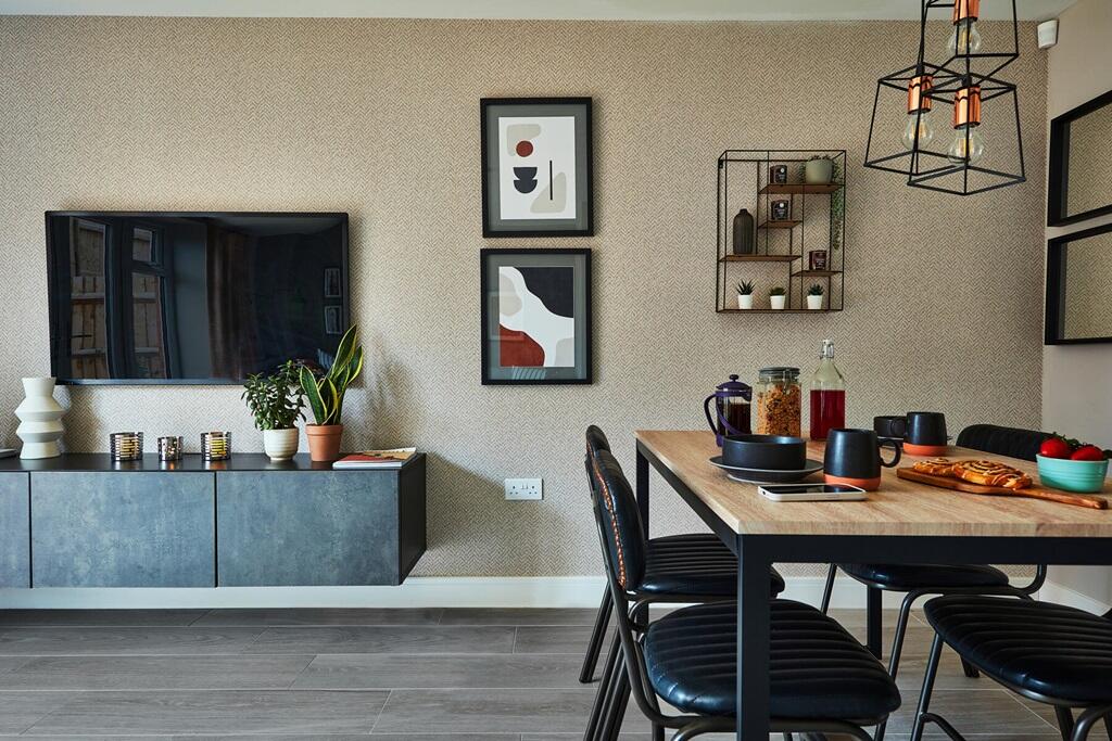 A sociable space to enjoy dinner at home