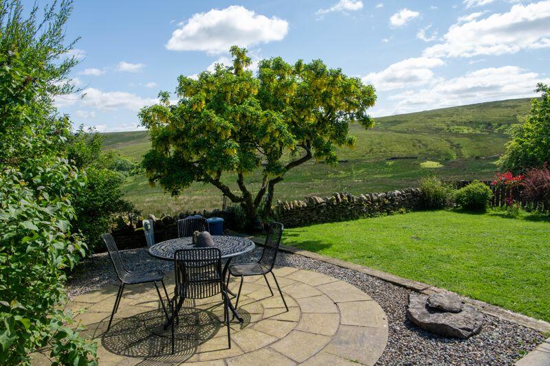 Patio area with viewing to the south