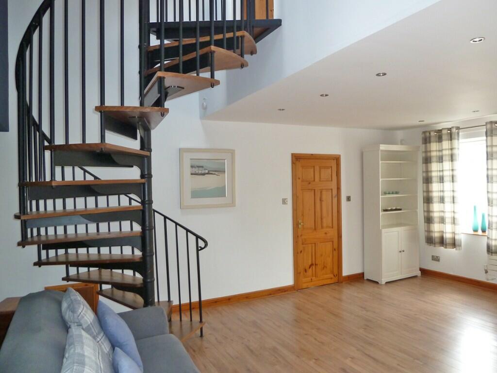 Spiral stairs to F.F