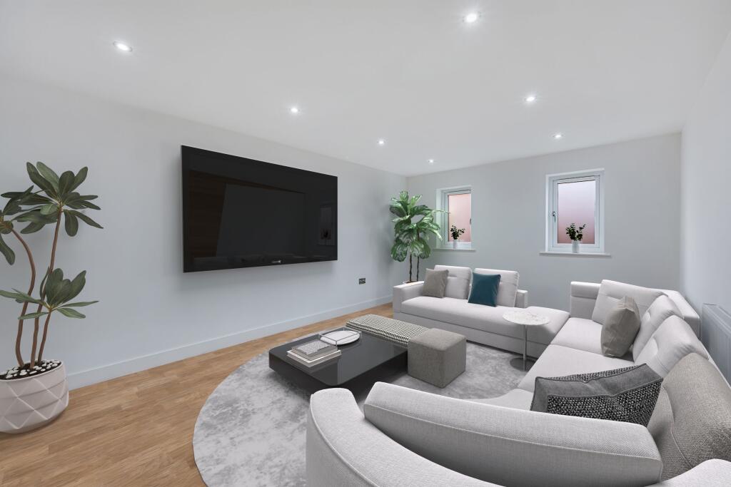 Virtually Staged Play Room / Snug