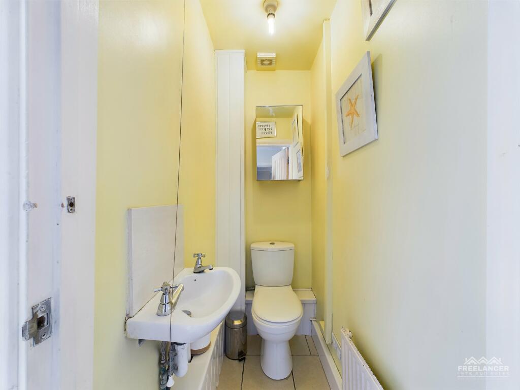 Downstairs cloakroom