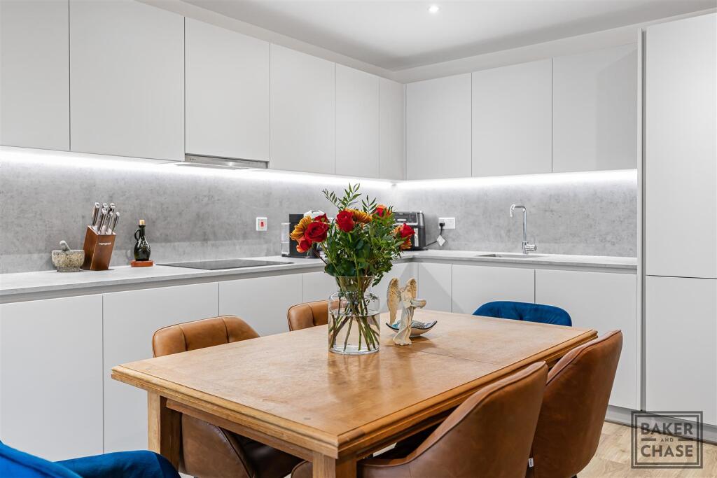 Open plan kitchen/living space