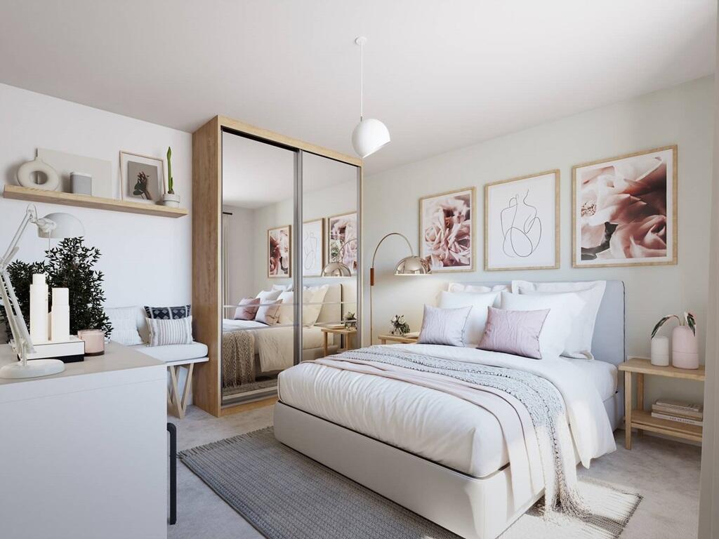 A second double bedroom