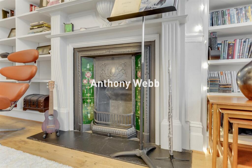 Reception fireplace