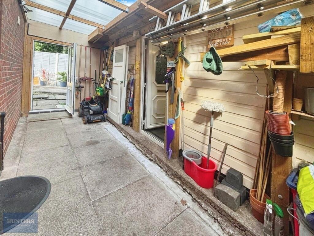 Side Access to Garage/Workshop