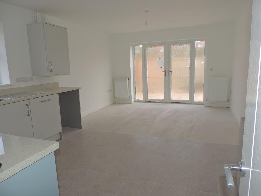 open plan kitchen/diner/lounge