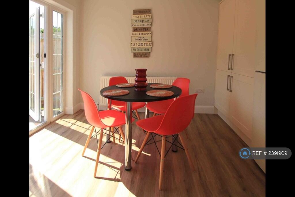 Dining Room With Patio Doors