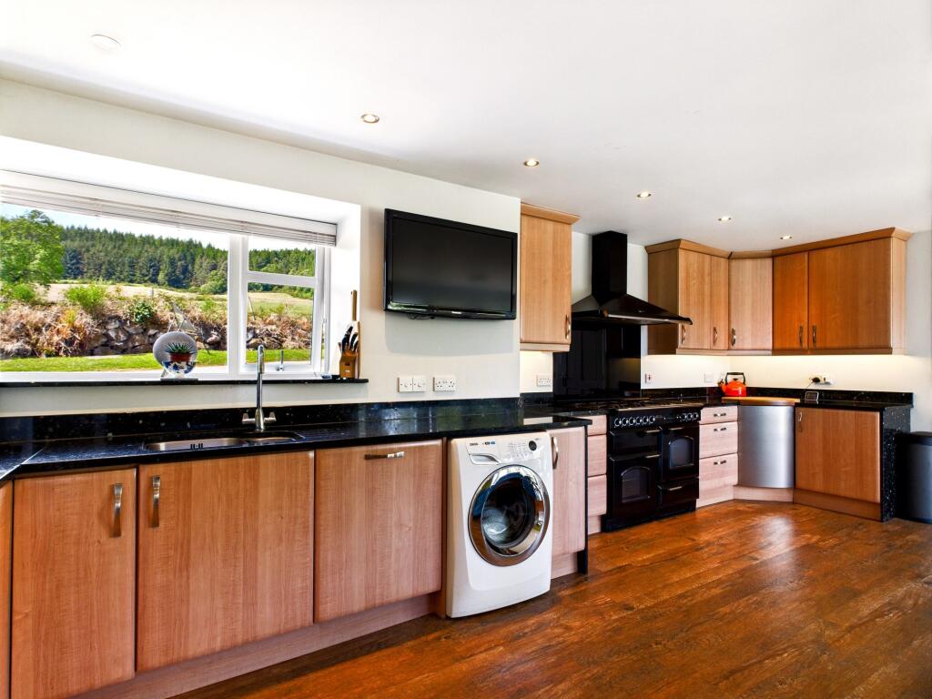 Kitchen/dining/family room.