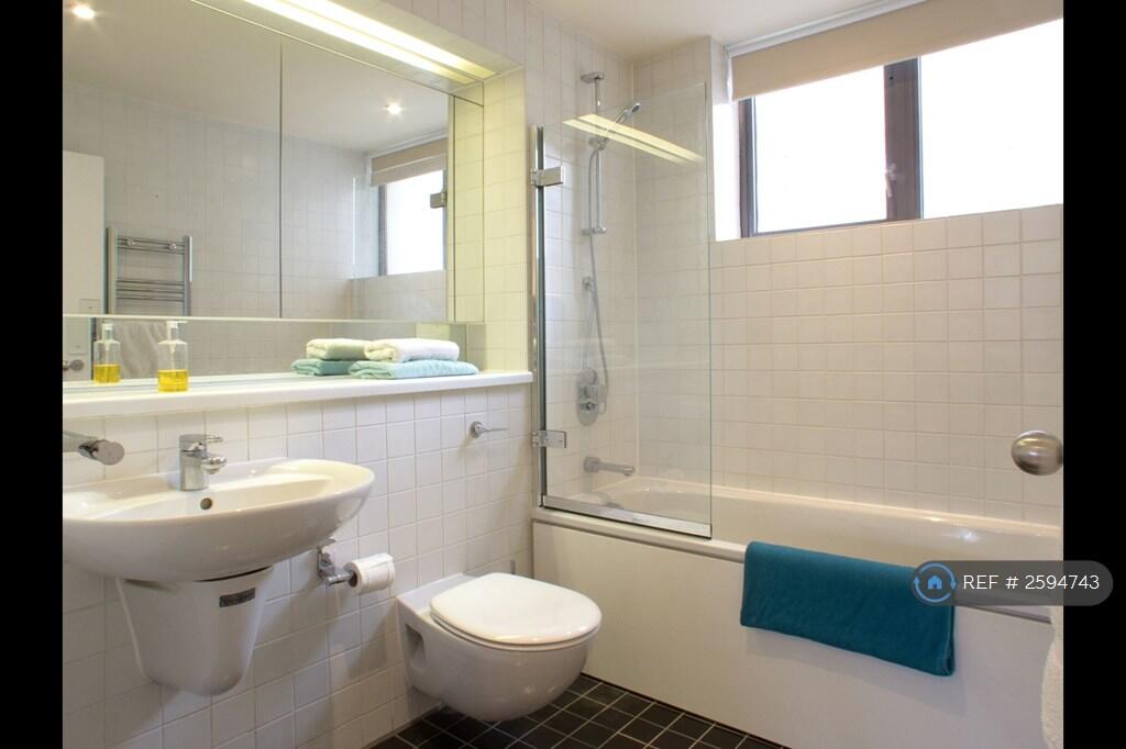 Bathroom With Rear Window On Light Well