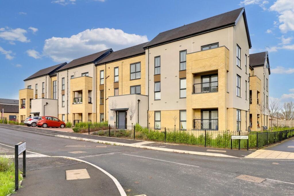 Front of apartment block