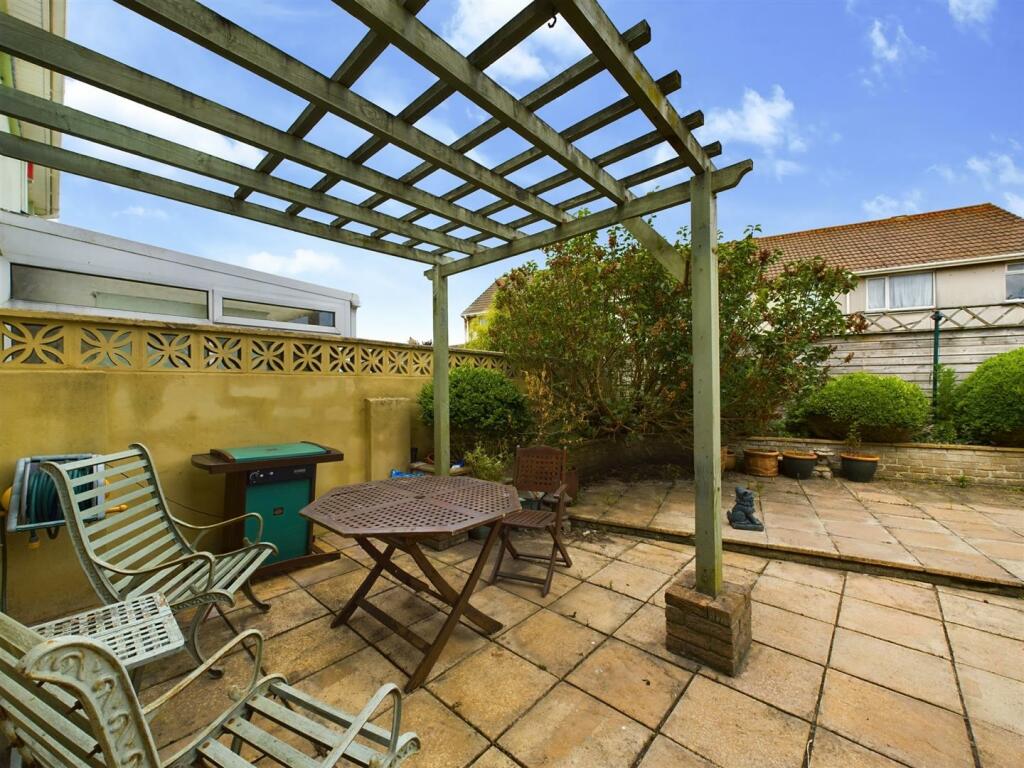 Rear patio