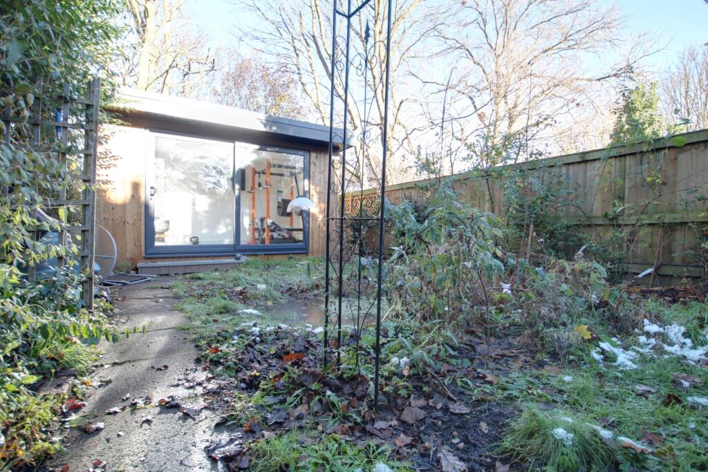 Part of the back garden