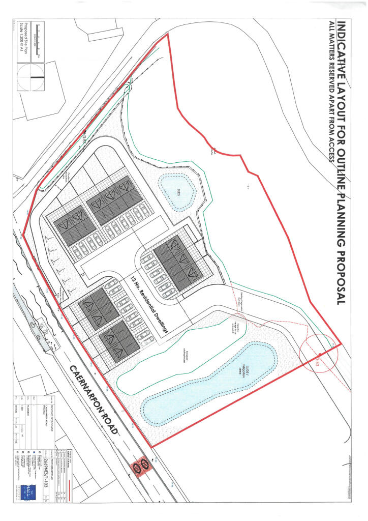 Indictive Layout drawing- Glandon Land