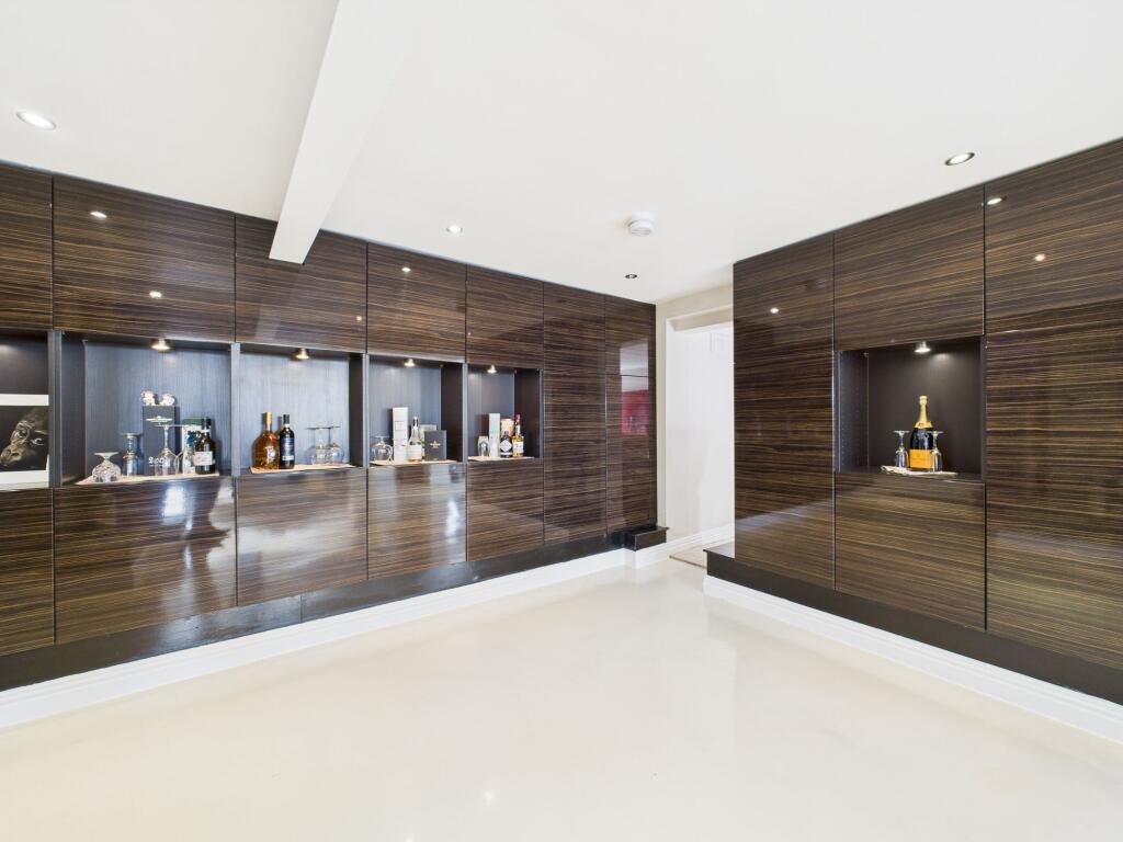 Open Basement Living Space