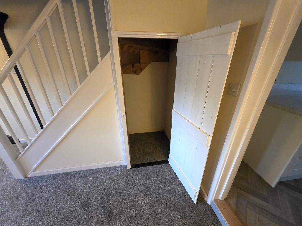 under stairs