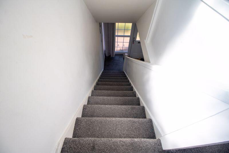 Stairwell to the upper floor