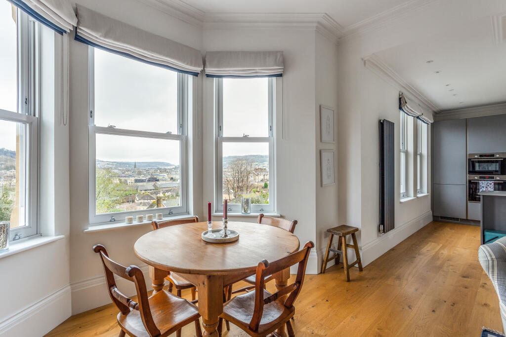 Sitting/Dining Room leading to kitchen