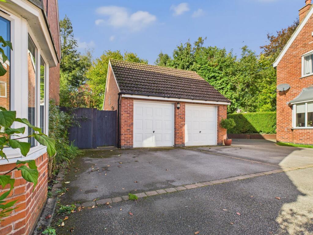Garage with Driveway