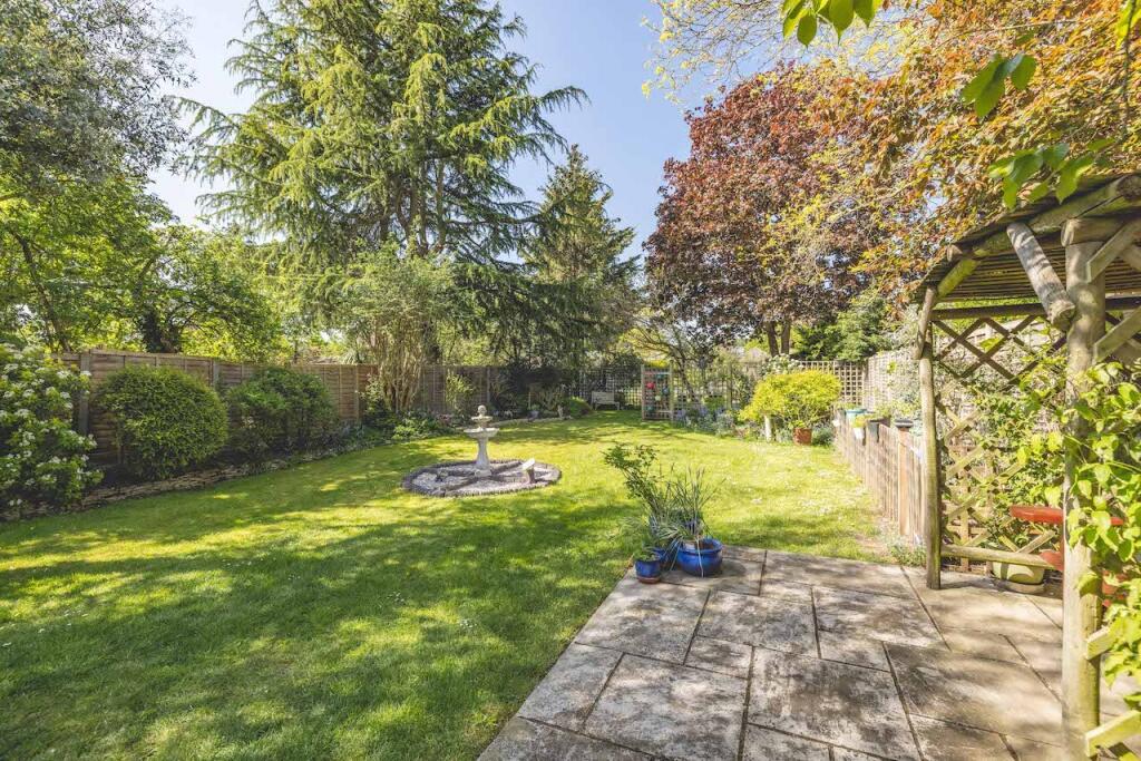 Rear garden