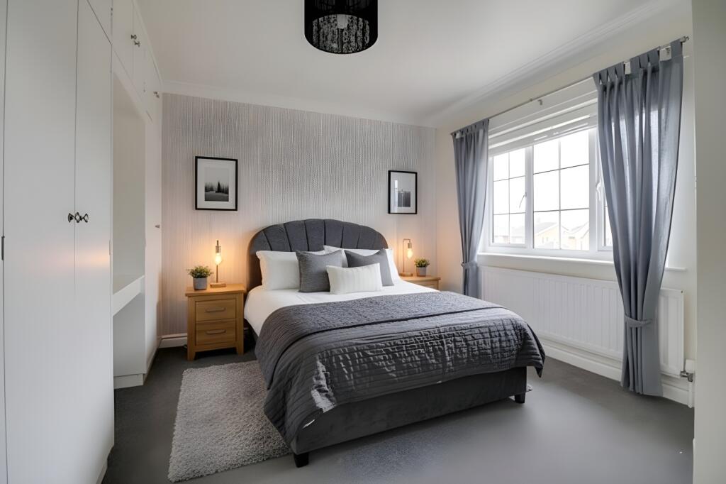 Bedroom 2 virtually staged