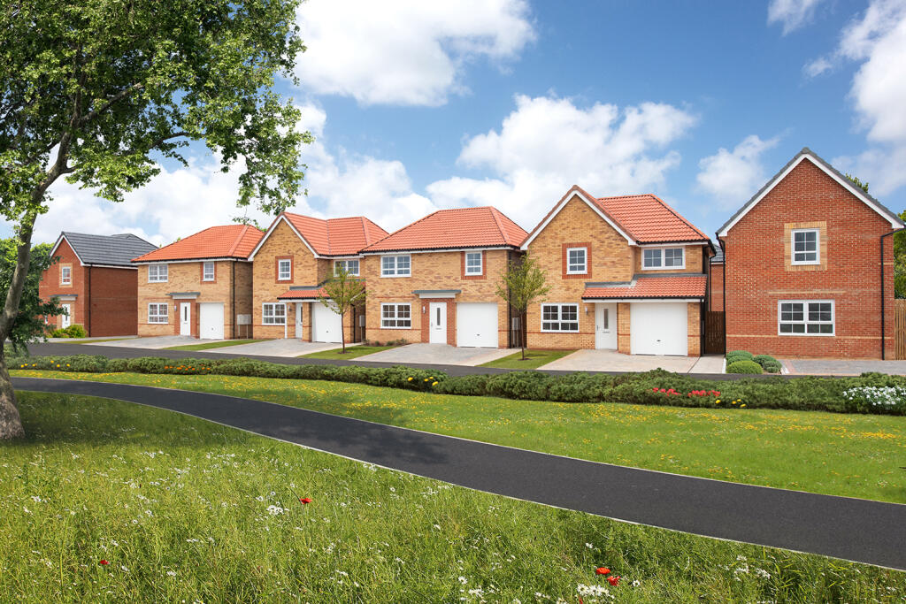 Lancaster Gardens street scene with planting