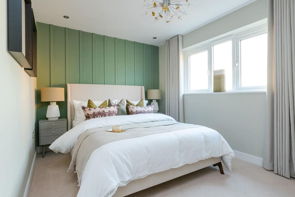 The Henford has three double bedrooms and 1 single bedroom