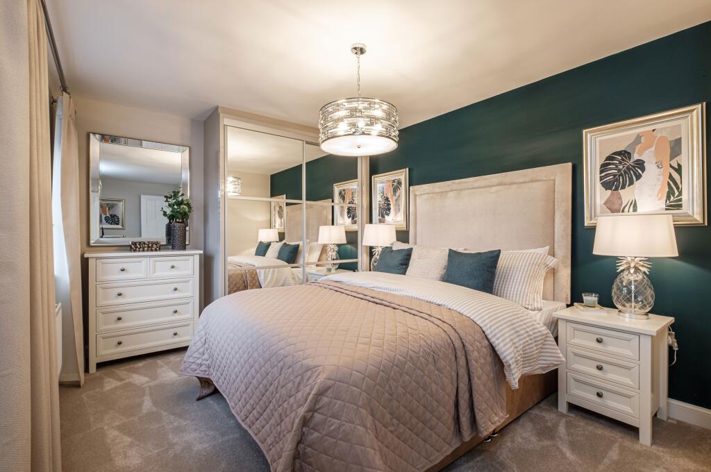 Interior view of bed 2 in our Alnmouth home