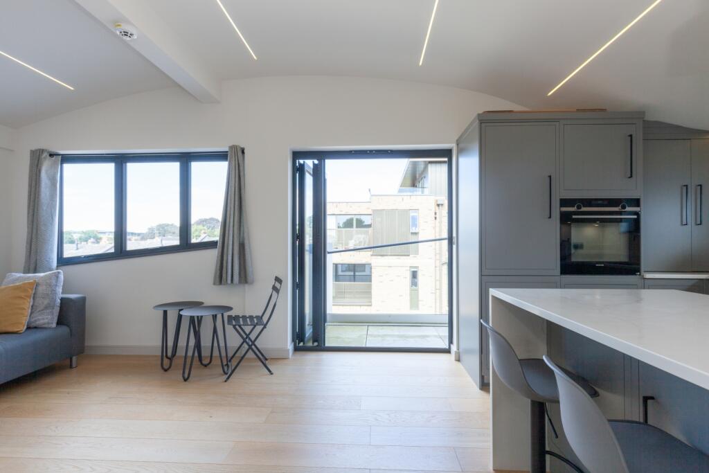 Open plan kitchen living area 