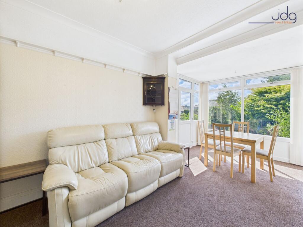 Living Room with extended sunroom