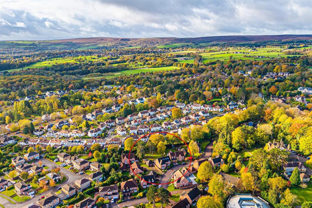 Aerial overview of area