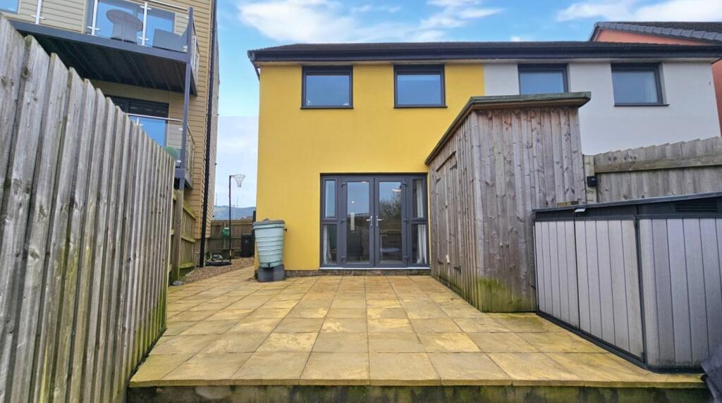 Rear of property
