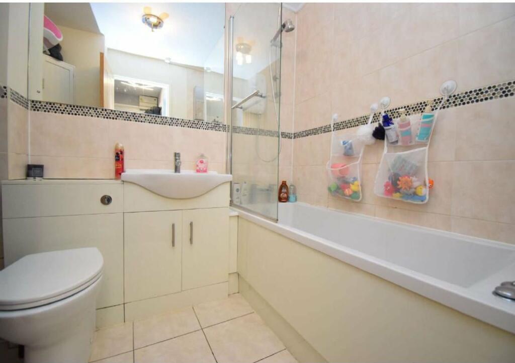 bathroom with electric shower