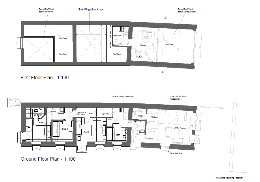 Panning application (pending) to convert barn into a three bedroom dwelling