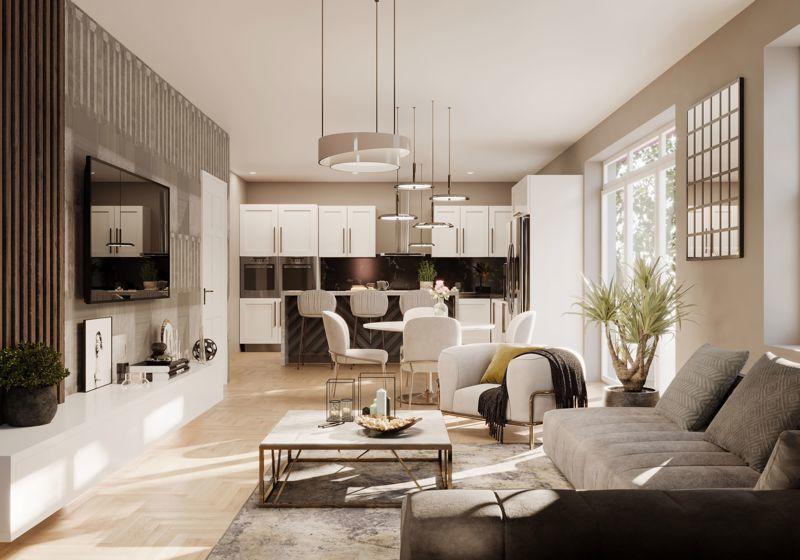 Open plan livi...