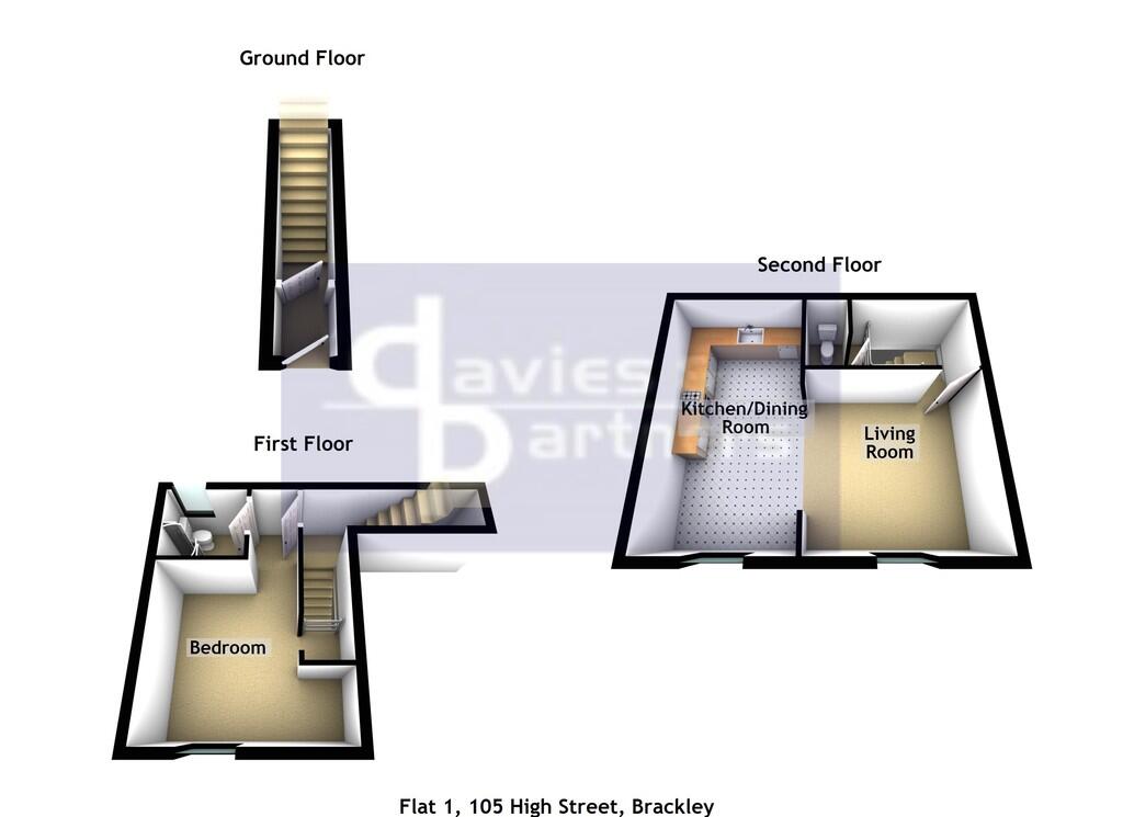 Flat 1 105 High S...