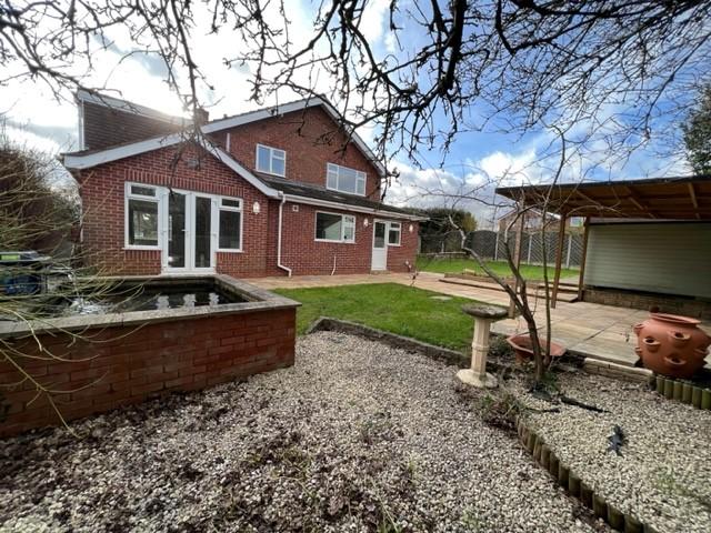 rear garden.