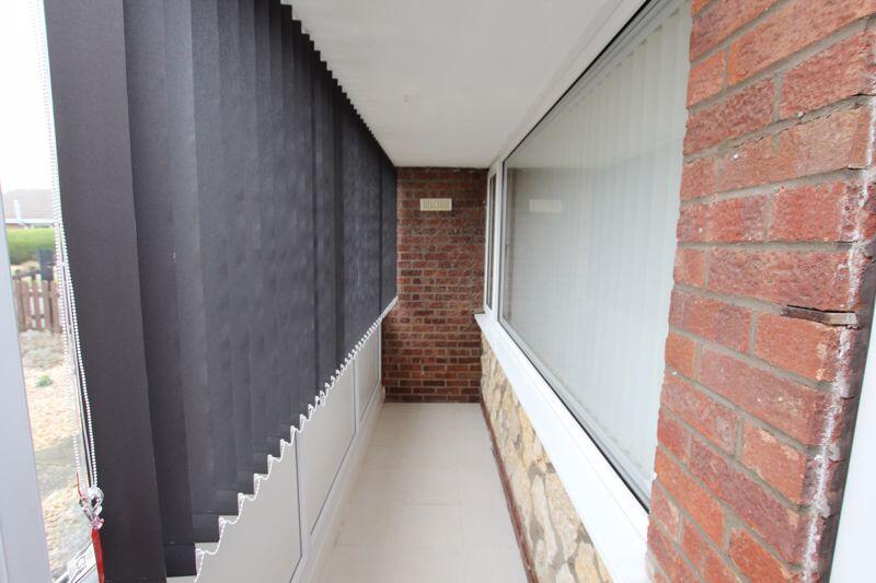 Front entrance porch